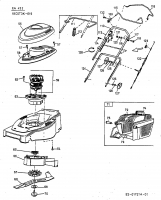 Ersatzteile Fleurelle Elektromäher EA 452 Typ: 18CST3K-619  (2003) Grundgerät