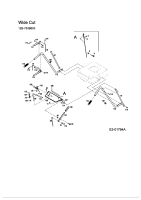 Cub Cadet Ersatzteile Motormäher mit Antrieb Wide Cut 12B-753B603  (2004) Holm