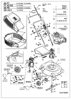 Ersatzteile MTD Benzin Rasenmäher ohne Antrieb 48 PT Typ: 11A-V01A602  (2003) Grundgerät 