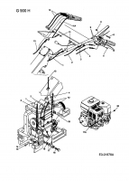 Ersatzteile Gutbrod Einachser G 900 H Typ: 56A-900H690  (2004) Bedienelemente