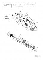 Ersatzteile Yard-Man Motorvertikutierer YM 3516 V Typ: 16AG5A3A643  (2004) Keilriemen, Messerwalze, Motor