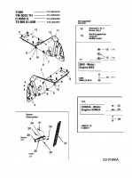 Ersatzteile Yard-Man Motorhacken YM 5032 TH Typ: 21A-385A643  (2005) Motor, Rahmen, Sporn