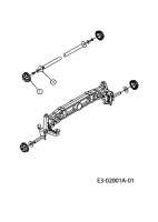 Ersatzteile Yard-Man Rasentraktoren HS 5200 Typ: 13BE514I643  (2005) Radkappen