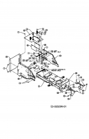 Ersatzteile Gutbrod Rasentraktoren GLX 92 SHL Typ: 13BE516I690  (2005) Rahmen