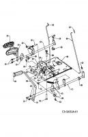 Ersatzteile Gutbrod Rasentraktoren GLX 92 SHL Typ: 13BT516I690  (2005) Pedale