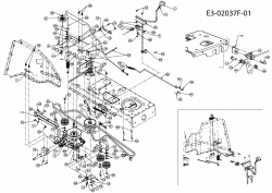 Ersatzteile Gutbrod Rasentraktoren GLX 105 RA Typ: 13CJ50GN690  (2010) Fahrantrieb