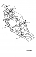 Ersatzteile MTD Rasentraktor SN 155 H Typ: 13BA518N670  (2004) Armaturenbrett 