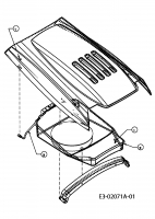 Ersatzteile MTD Rasentraktor SN 200 HAT Typ: 13B7518N678  (2005) Hitzeschutz 