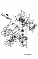 Ersatzteile MTD Rasentraktor RH 125/92 B Typ: 13DC458E600  (2004) Fahrantrieb, Pedale 