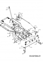 Ersatzteile Mastercut Rasentraktoren 115/96 RS-T Typ: 13D1452F657  (2005) Lenkung