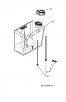 Ersatzteile MTD Rasentraktor RH 125/92 B Typ: 13DC458E600  (2004) Tank 