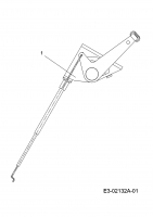 Ersatzteile MTD Rasentraktor Junior 115 Typ: 13DH452C600  (2005) Gashebel 