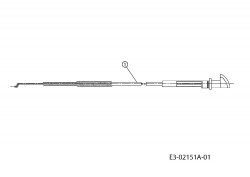 Ersatzteile Gutbrod Rasentraktoren SLX 76 R Typ: 13DH476A690  (2007) Chokezug