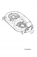 Ersatzteile Mastercut Rasentraktoren 115/96 RS-T Typ: 13D1452F657  (2005) Mulchklappe