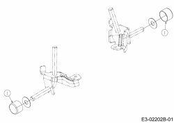 Ersatzteile Massey Ferguson Rasentraktoren MF 30-15 RH Typ: 13AV715A695  (2010) Radkappen