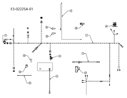 Ersatzteile Mastercut Rasentraktoren 130/92 RH Typ: 13D1452E657  (2005) Elektroteile