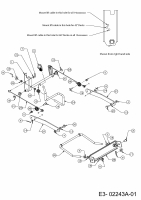 Ersatzteile Yard-Man Rasentraktoren AH 6200 Typ: 13AU604H643  (2004) Mähwerksaushebung