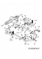 Ersatzteile MTD Rasentraktor Sprinto Typ: 13B-33E-678  (2006) Mähwerksaushebung 