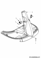 Ersatzteile MTD Rasentraktor Sprinto Typ: 13B-33E-678  (2006) Verkleidungen 