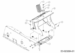 Ersatzteile MTD Rasentraktor 125/96 Typ: 13AH650F752  (2005) Armaturenbrett 