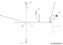 Ersatzteile MTD Rasentraktor B 135/96 Typ: 13AA668F678  (2004) Elektroteile 