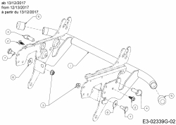 Ersatzteile MTD Rasentraktor LT 107 EXHK Typ: 13AG79KG682  (2018) Stoßstange ab 13/12/2017 