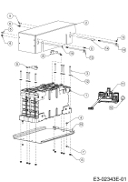 Cub Cadet Ersatzteile E-Rasentraktoren XT2 ES107 33ABA7CS603 (2020) Batterie