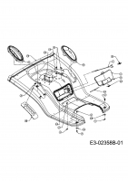 Ersatzteile Massey Ferguson Rasentraktoren MF 48-24 RD Typ: 13CI51CJ495  (2011) Sitzwanne