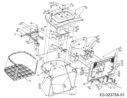 Cub Cadet Ersatzteile Rasentraktoren CC 1020 RD 13AE51CN603  (2005) Grasfangeinrichtung