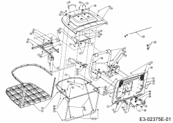 Ersatzteile Massey Ferguson Rasentraktoren MF 48-24 RD Typ: 13CI51CJ495  (2011) Grasfangeinrichtung