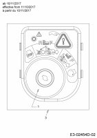 Ersatzteile Helington Rasentraktoren H 107 HK Typ: 13AG79KG686  (2018) Zündschloss ab 10/11/2017