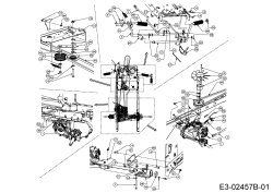 Cub Cadet Ersatzteile Rasentraktoren CC 714 HE 13H271DE603  (2015) Fahrantrieb