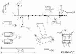 Ersatzteile MTD Rasentraktor 20/42 Typ: 13BT77KS308  (2018) Elektroteile 