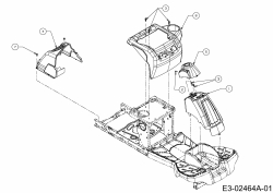 Ersatzteile MTD Rasentraktor Minirider 60 SDE Typ: 13A326JC600  (2014) Verkleidungen 