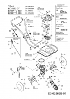 Ersatzteile Bronto Motorhacken OHV-500 Series Typ: 21A-25MI602  (2009) Grundgerät
