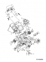 Ersatzteile Raiffeisen Motormäher mit Antrieb RB 53-600 RAK Typ: 12AMH57D628  (2006) Grundgerät