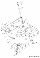 Ersatzteile Staub Rasentraktoren SAEL 108/22 HK Typ: 13AF79KG632  (2010) Lenkung