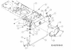 Ersatzteile Massey Ferguson Rasentraktoren MF 38-15 SH Typ: 13BV795F695 (2010) Vorderachse