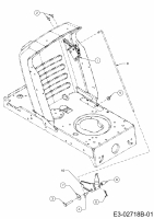 Ersatzteile MTD Rasentraktor 115/96 Typ: 13AH761F624  (2010) Geschwindigkeitsregelung 