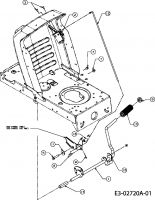 Ersatzteile MTD Rasentraktor JG 155 H Typ: 13AM793G678  (2006) Geschwindigkeitsregelung, Pedale 