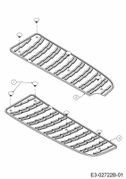 Ersatzteile MTD Rasentraktor 155-92 LE Typ: 13HM71KE676  (2014) Trittbrettbelag 