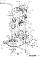 Ersatzteile Tigara Rasentraktoren TG 22/107 H Typ: 13HT79KG649  (2016) Mähwerk G (42/107cm) bis 07.04.2016