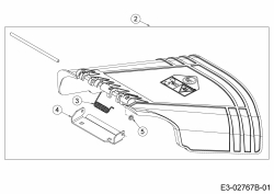 Cub Cadet Ersatzteile Rasentraktoren CC 1022 KHT 13HP93AT603  (2016) Deflektor