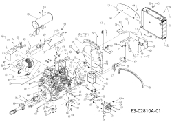 Cub Cadet Ersatzteile Kompakttraktoren HDS 6284 54AD74HD603  (2007) Motorzubehör