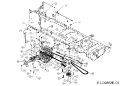 Cub Cadet Ersatzteile Rasentraktoren CC 1022 KHT 13HP93AT603  (2015) Fahrantrieb