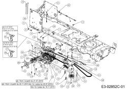 Cub Cadet Ersatzteile Rasentraktoren CC 1022 KHT 13HP93AT603  (2016) Fahrantrieb