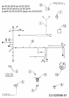 Ersatzteile Black Edition Rasentraktoren 272-105 TWIN H Typ: 13HU997N615  (2015) Elektroteile ab 03.03.2015 bis 23.03.2015