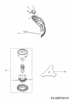 Ersatzteile Mastercut Motorsensen 2033 B Typ: 41AD0UXB659  (2014) Schneidsystem