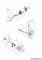 Ersatzteile Mastercut Motorsensen 2026 B Typ: 41AD0UWB659  (2014) Luftfilter, Reversierstarter, Tank, Vergaser