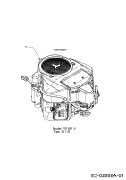 Cub Cadet Ersatzteile Rasentraktoren LTX 1050 KW 13AI93AP330  (2014) Motor Kawasaki